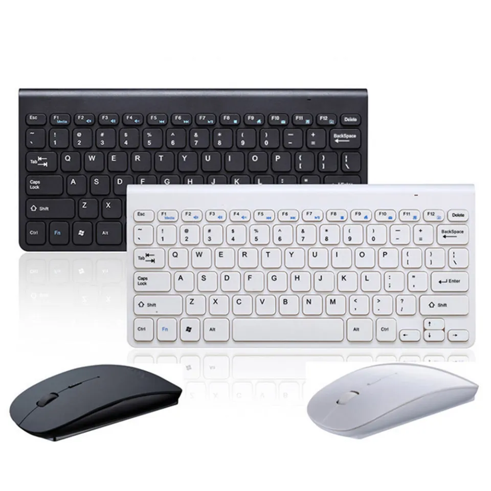 KW901 Wireless Keyboard & Mouse Combo | 2.4G Wireless 78-Key Mini Keyboard | Ergonomic Mouse | USB Receiver