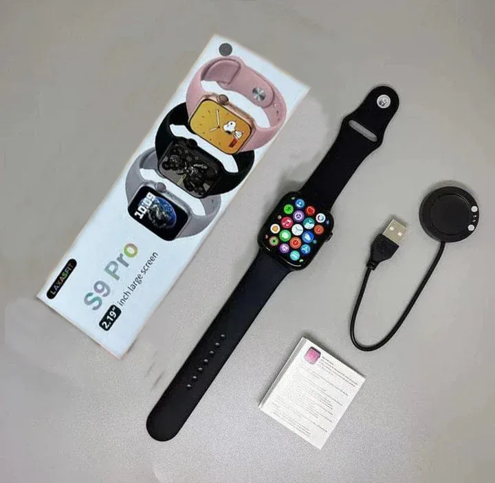 Laxasfit S9 Pro Smart Watch | Bluetooth Calling | 2.19" HD Full Touch Display | Fitness & Health Tracking